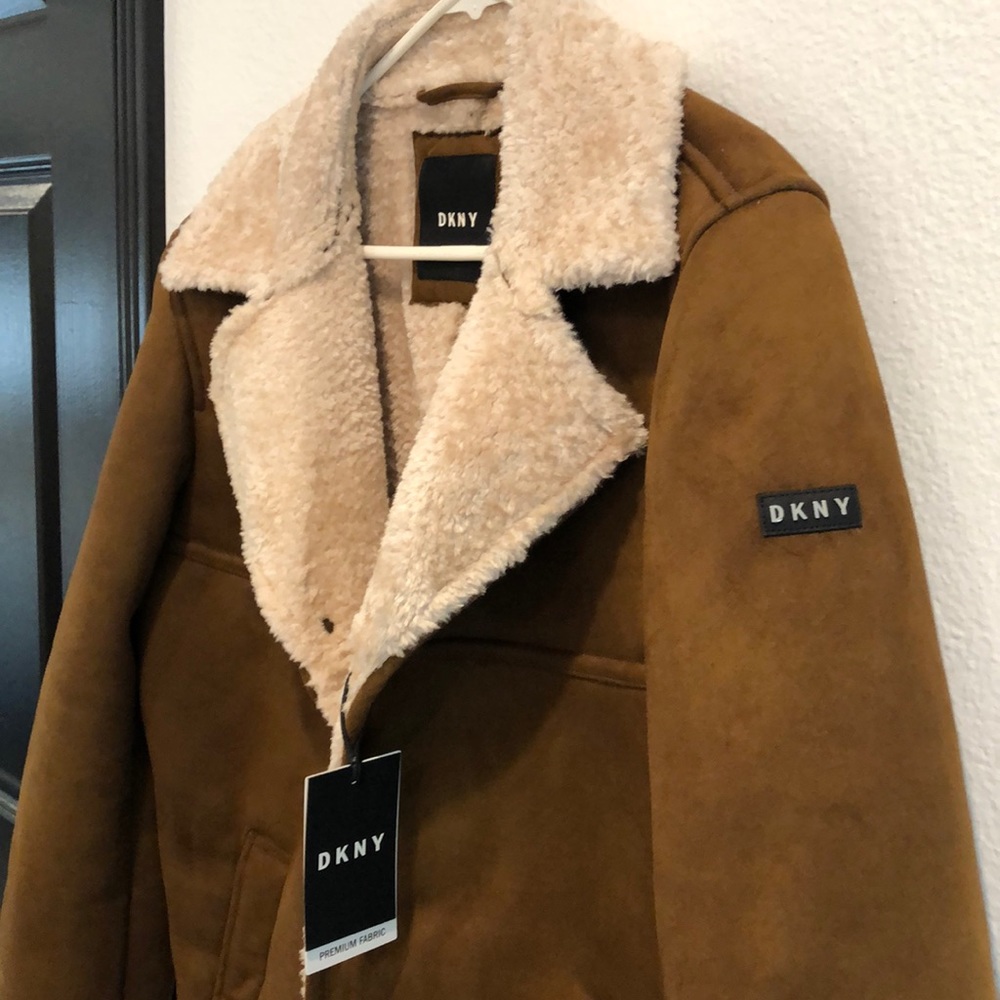 FLASH SALE: New DKNY Faux Shearling Jacket
